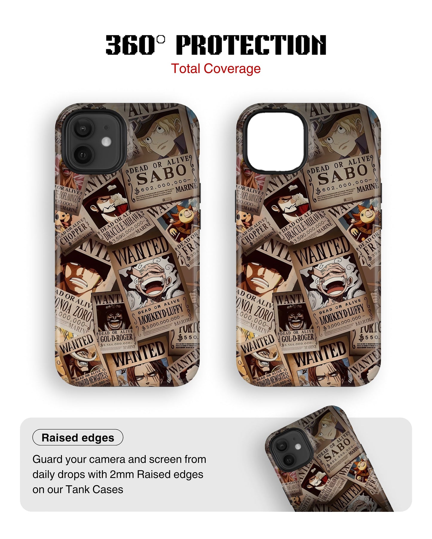 iPhone 11 Tank Case | Anime (Wanted Luffy)