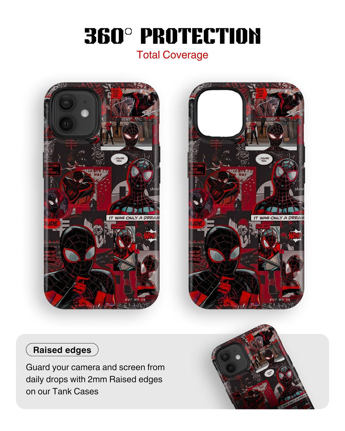 iPhone 12 Mini Tank Case | Superhero (Web Chaos)