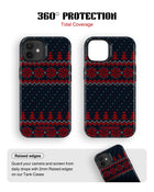 iPhone 12 Mini Tank Case | Textures (Winter Pines)