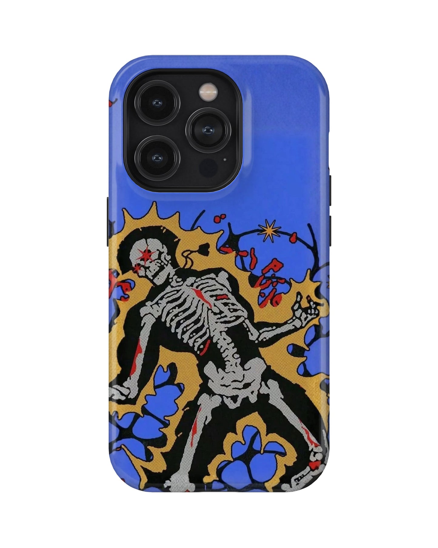iPhone 14 Pro Tank Case | Modernism (Bone Bloom)