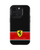 iPhone 15 Pro Tank Case | Formula 1 (Carbon Ferrari)
