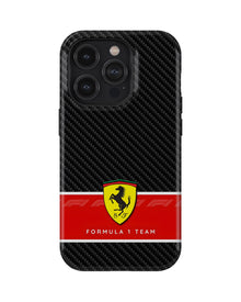 iPhone 15 Pro Tank Case | Formula 1 (Carbon Ferrari)