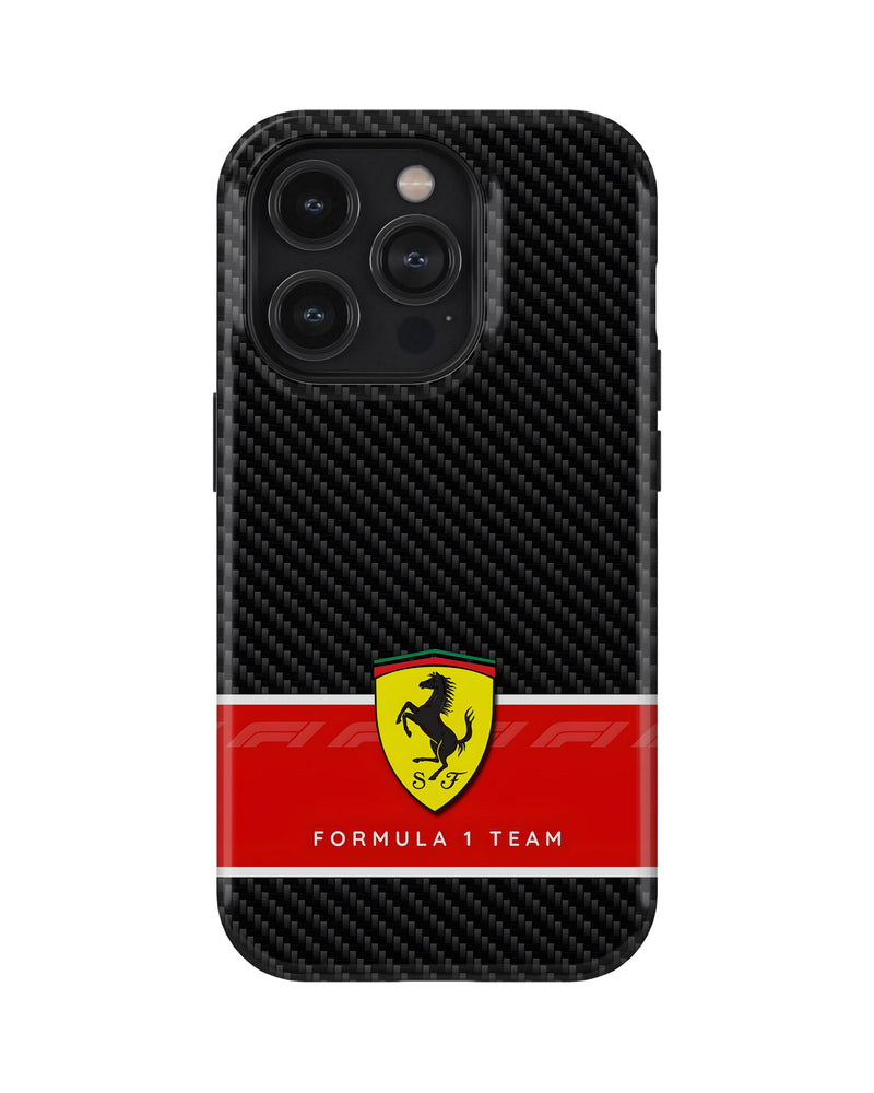 iPhone 15 Pro Tank Case | Formula 1 (Carbon Ferrari)