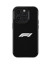 iPhone 15 Pro Max Tank Case | Formula 1 (Carbon Grid)