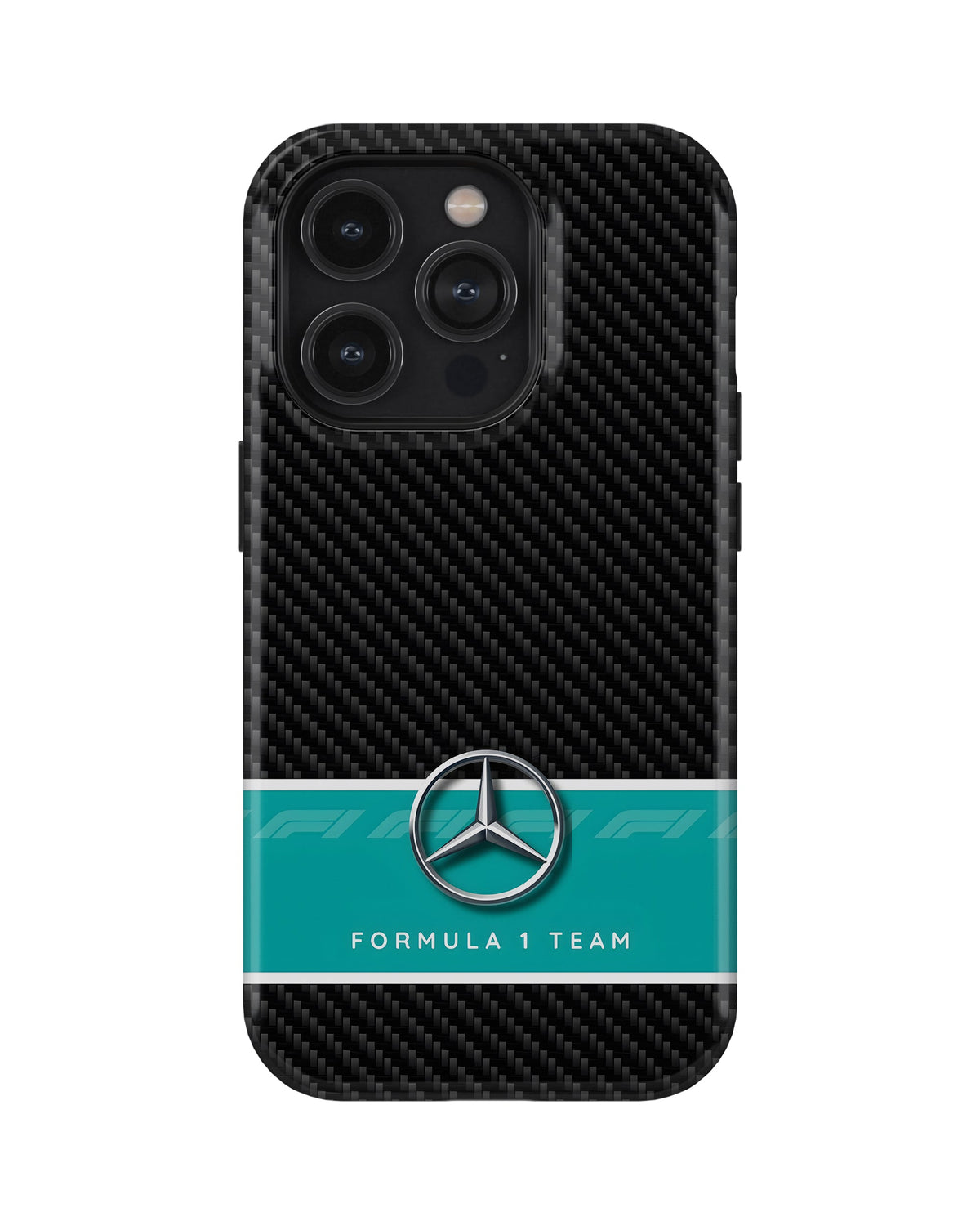 iPhone 12 Pro Max Tank Case | Formula 1 (Carbon Mercedes)