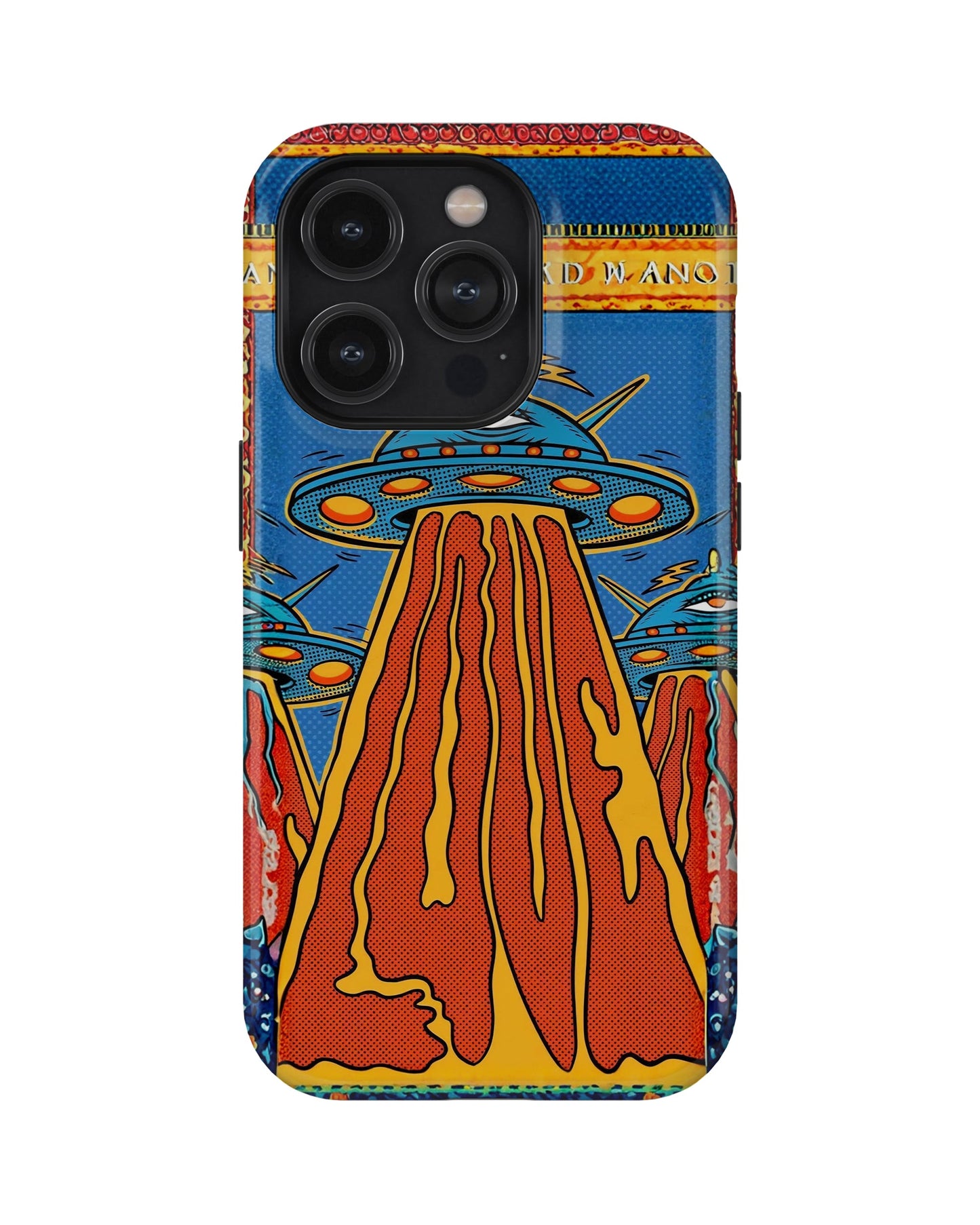iPhone 14 Pro Tank Case | Modernism (Cosmic Invasion)
