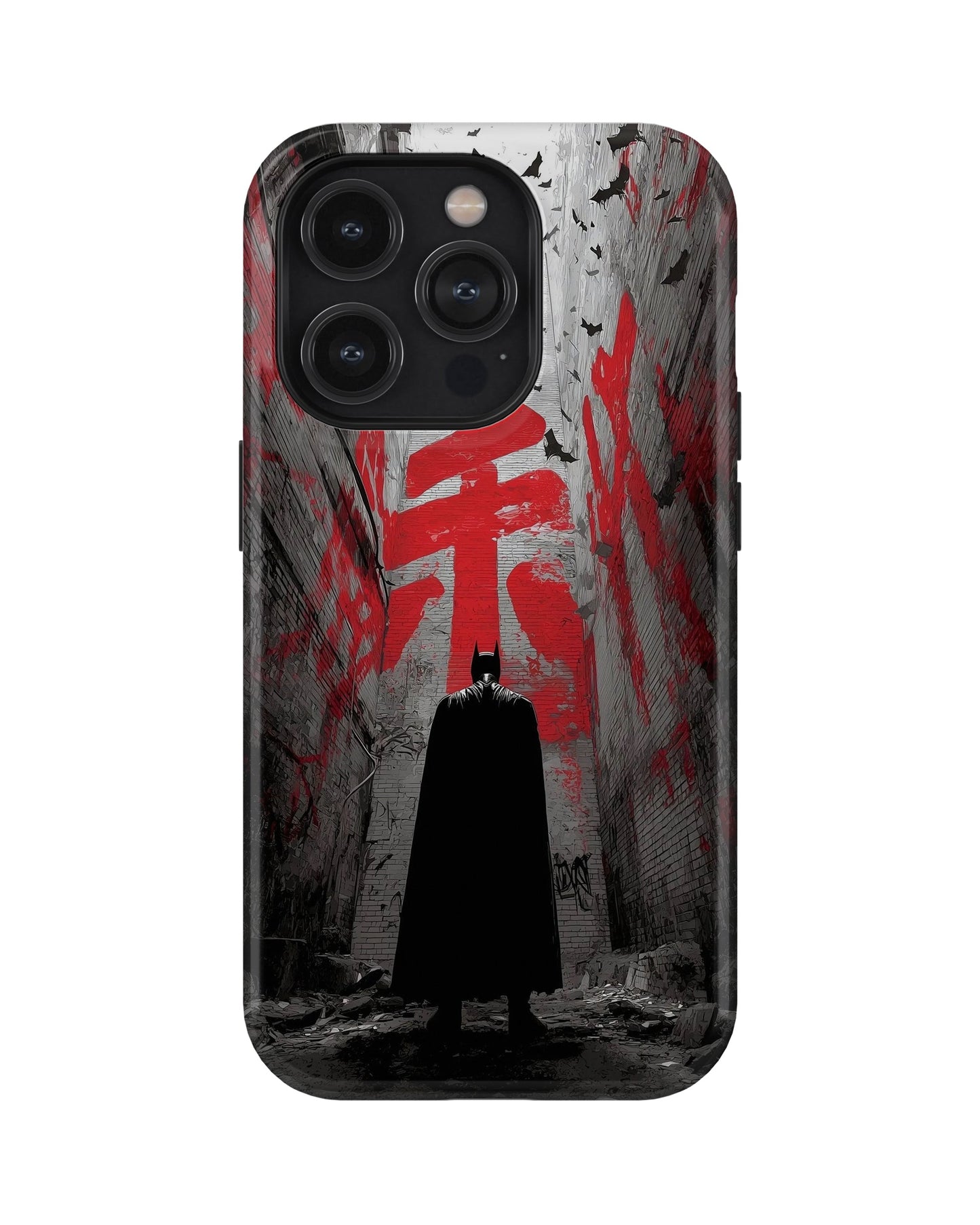 iPhone 13 Pro Max Tank Case | Superhero (Dark Alley)