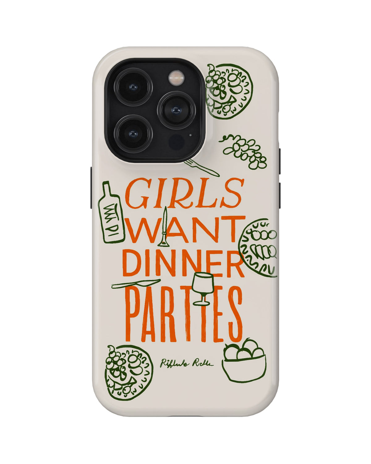 iPhone 15 Pro Max Tank Case | Girls Aesthetics (Dinner Party)