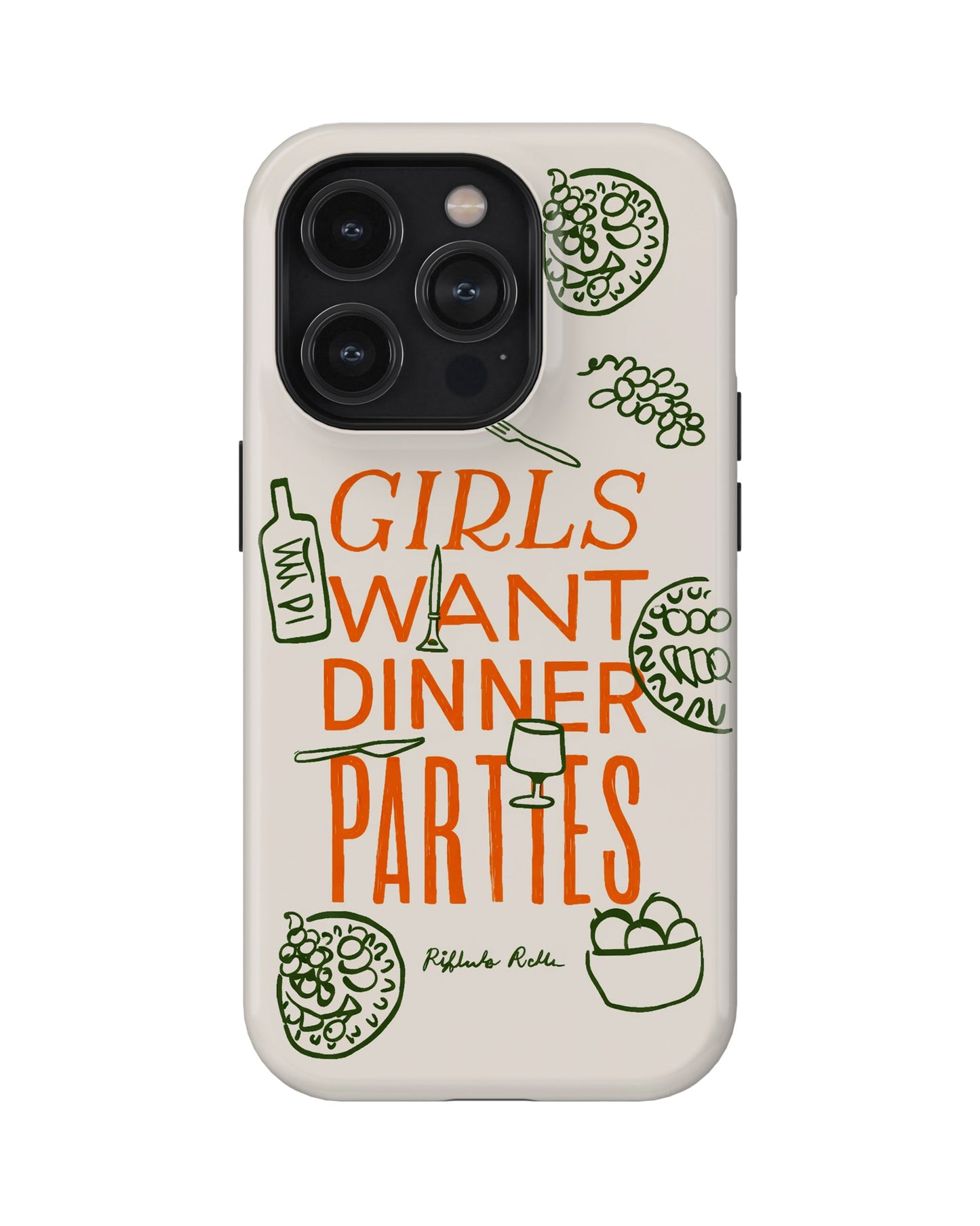 iPhone 14 Pro Tank Case | Girls Aesthetics (Dinner Party)