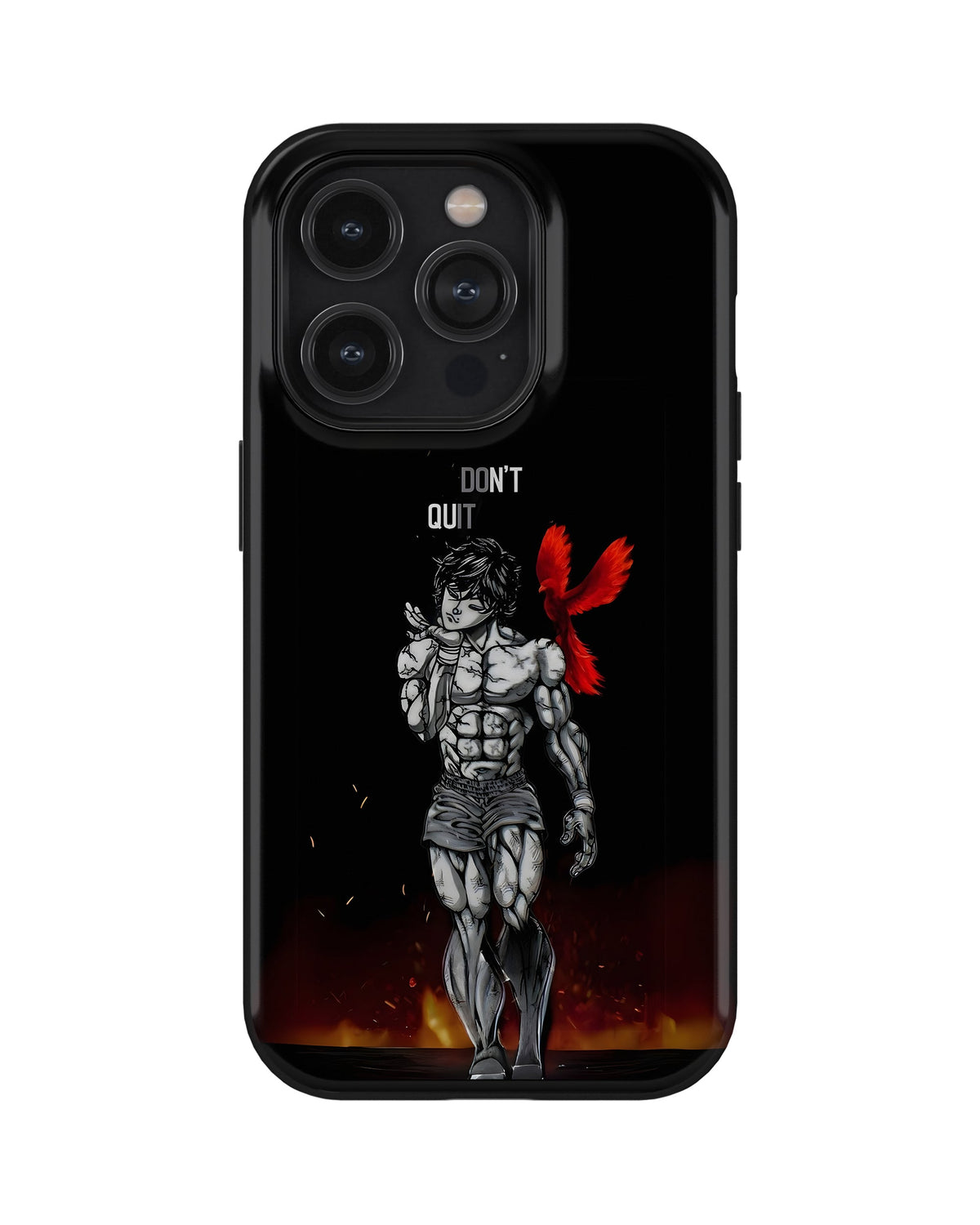 iPhone 15 Pro Max Tank Case | Anime (Dont Quit)