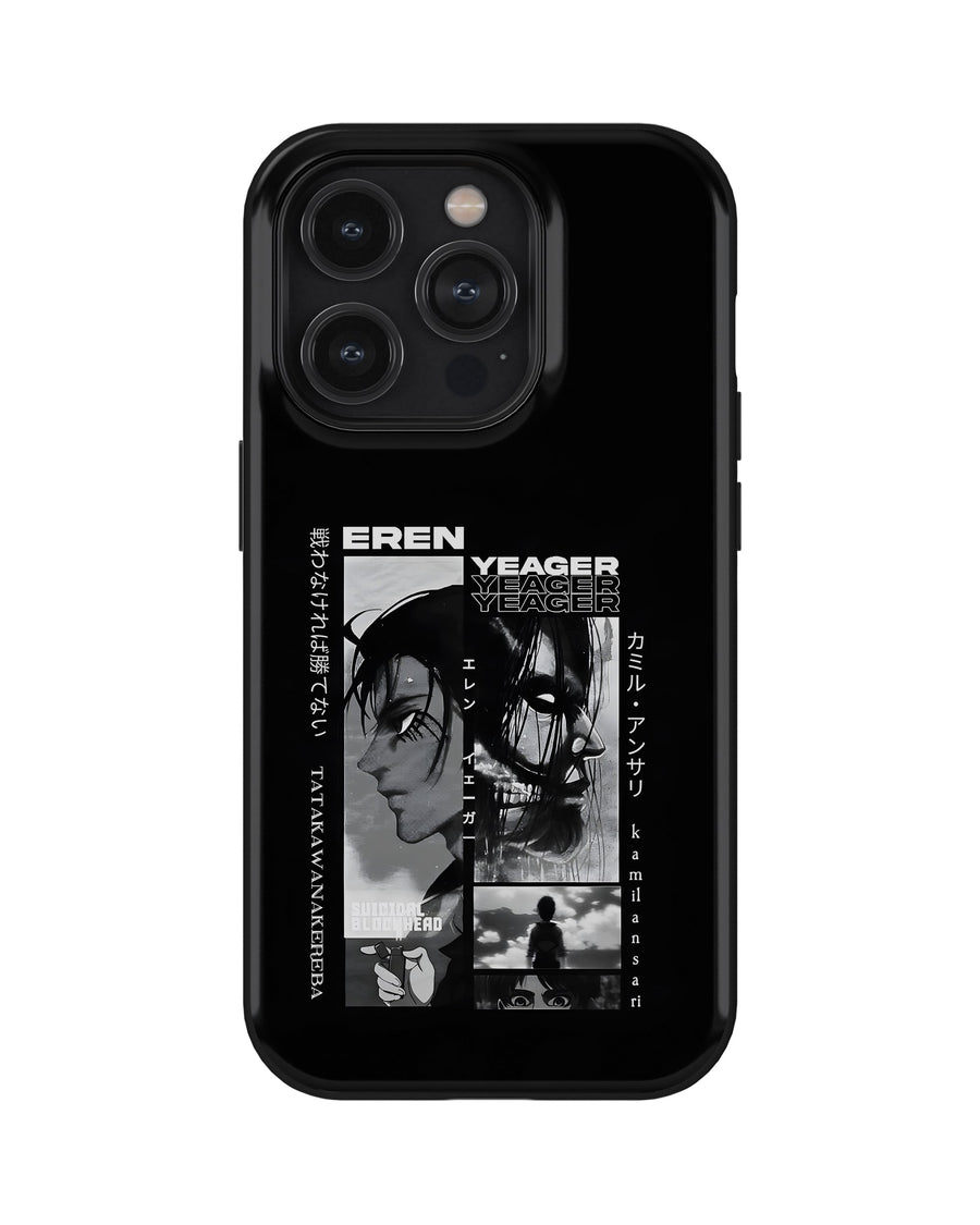 iPhone 14 Pro Tank Case | Anime (Eren Yeager)