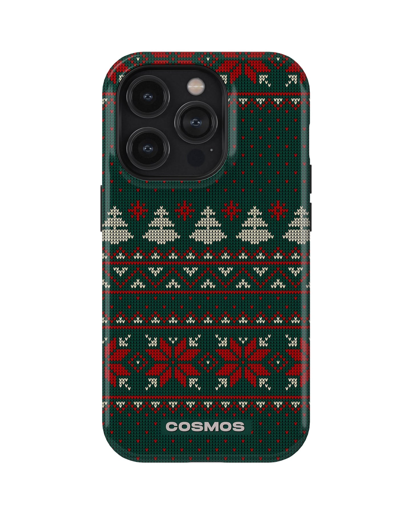 iPhone 14 Pro Tank Case | Textures (Evergreen Knit)