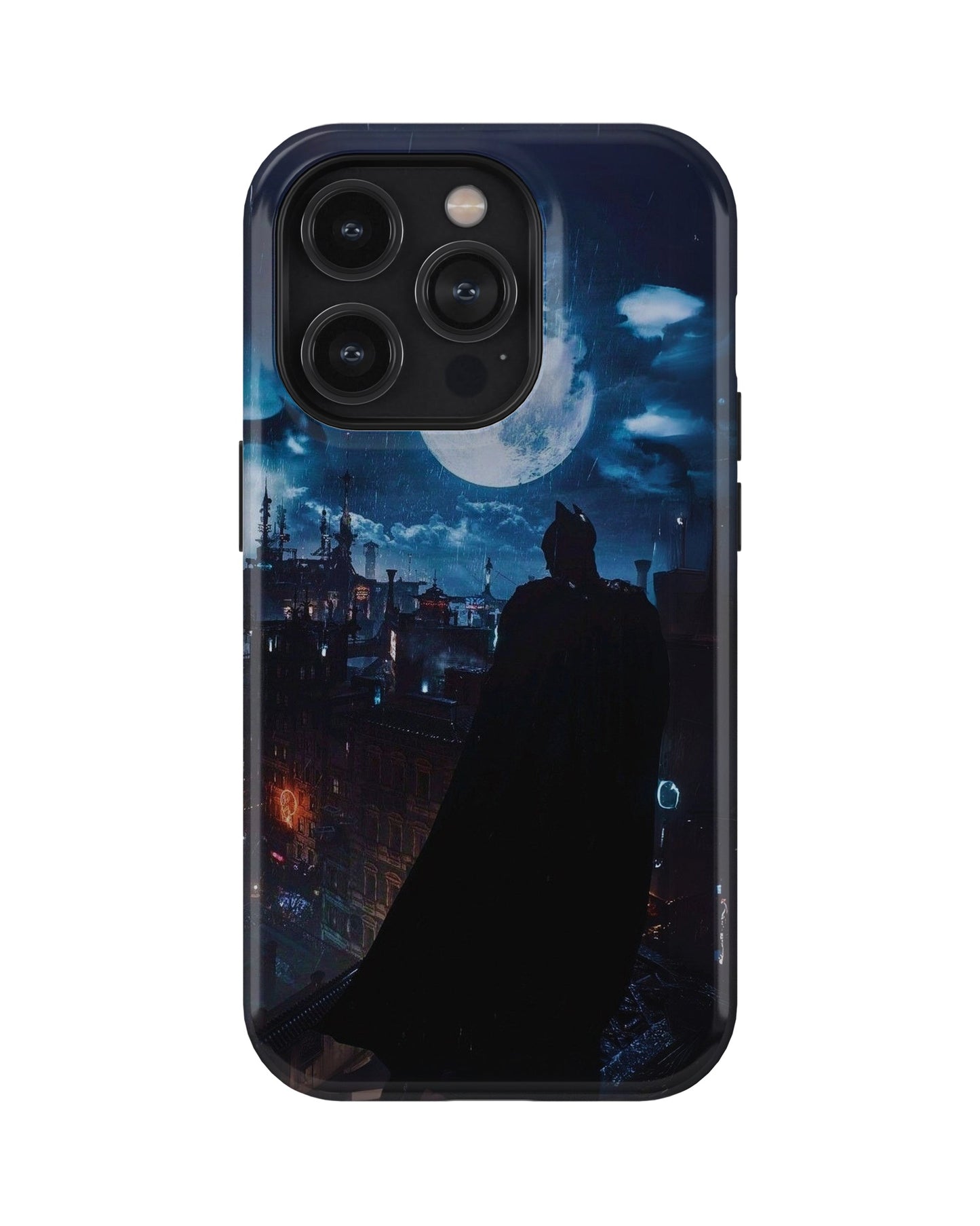 iPhone 13 Pro Max Tank Case | Superhero (Gotham Moon)