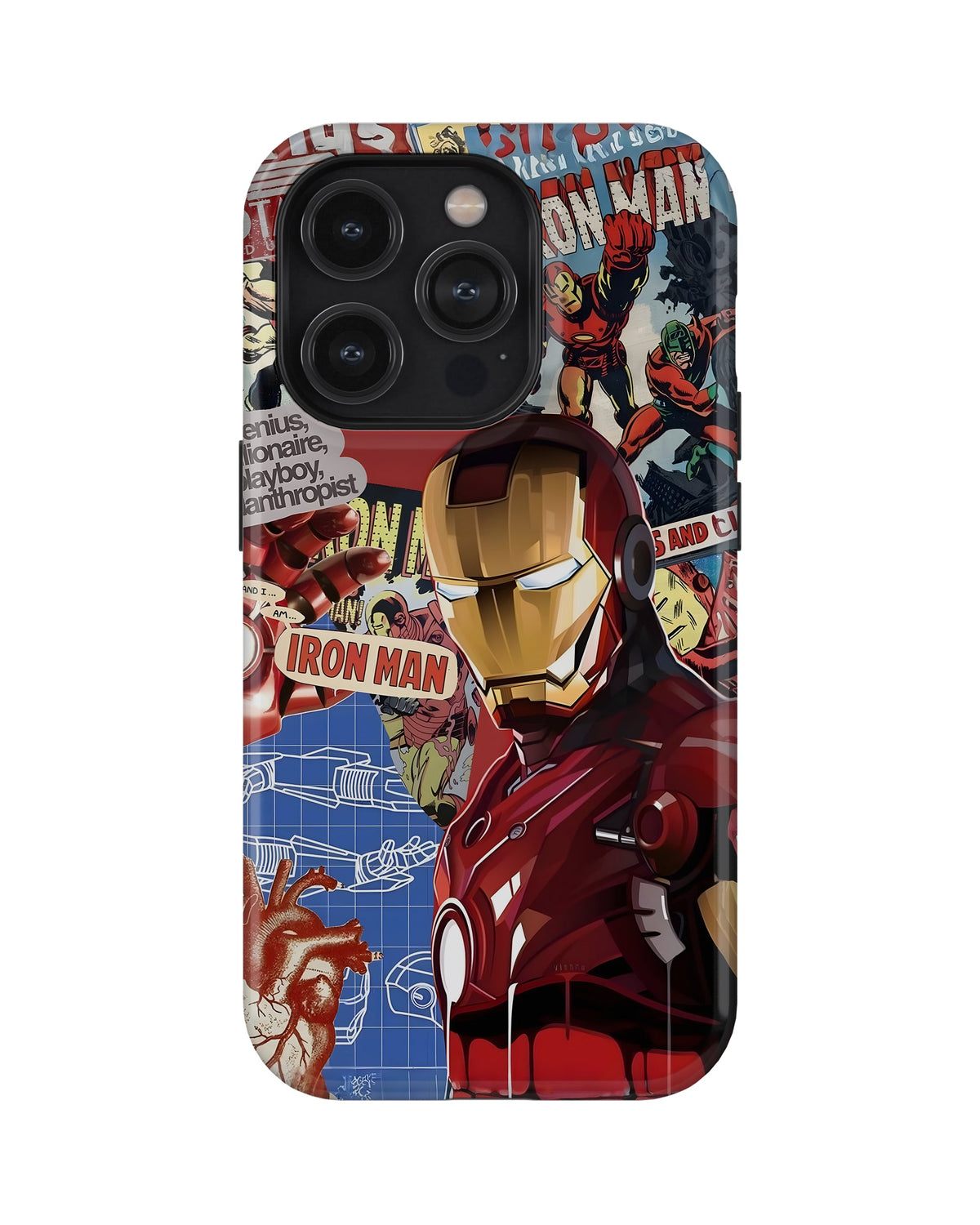 iPhone 14 Pro Tank Case | Superhero (IronMan Originals)