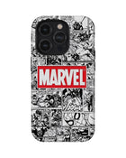 iPhone 13 Pro Max Tank Case | Superhero (Marvel Grid)
