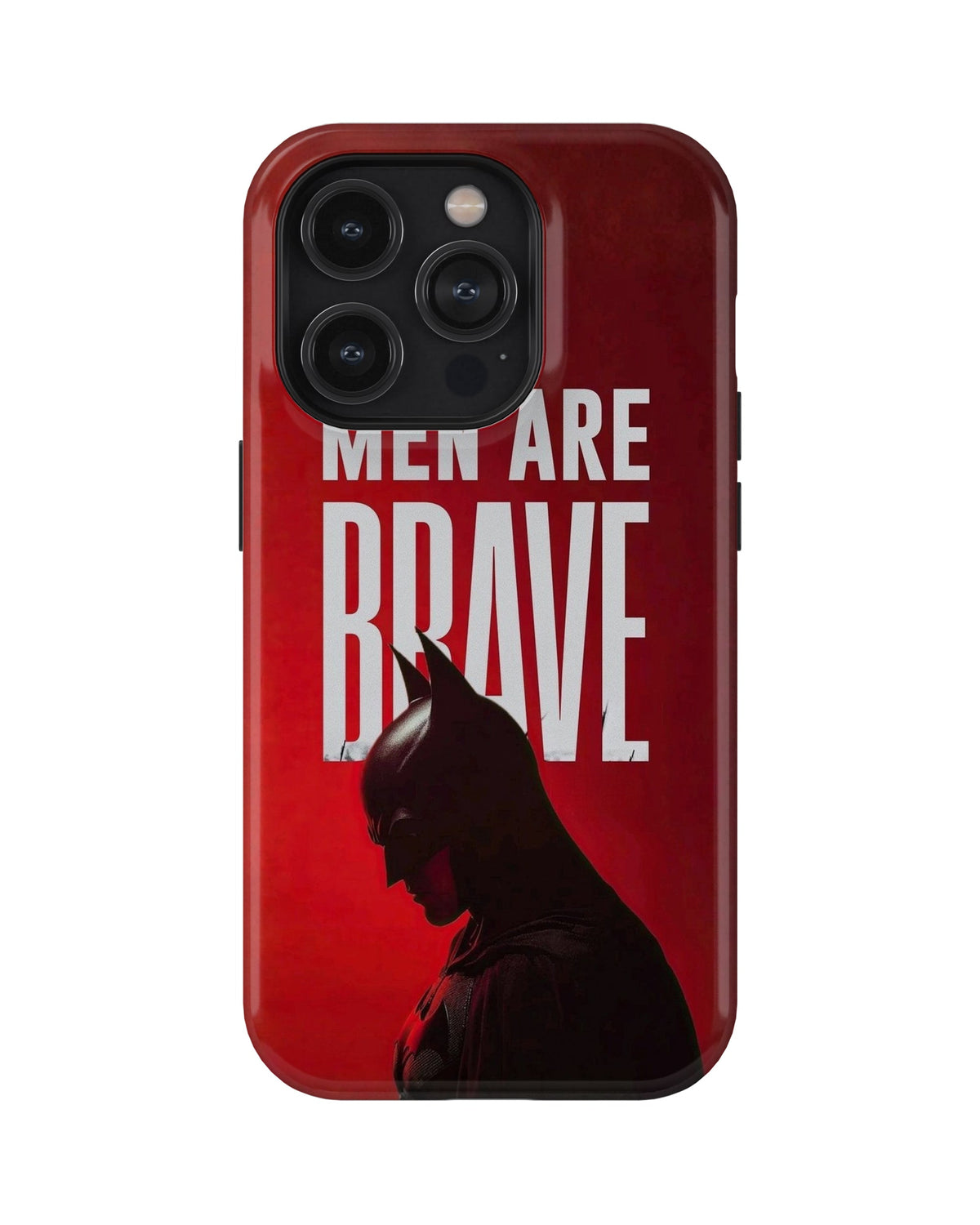 iPhone 12 Pro Max Tank Case | Superhero (Men are Brave)