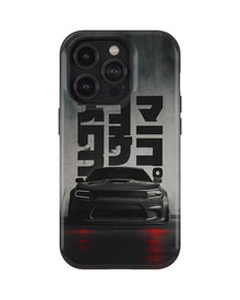 iPhone 15 Pro Max Tank Case | Sports Car (Midnight Kanji)