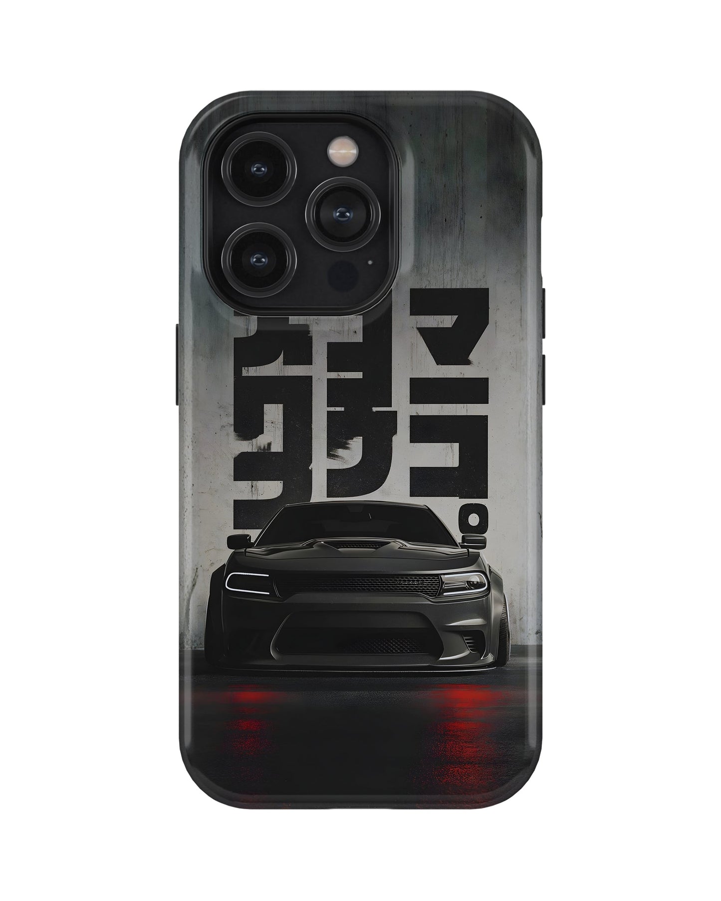 iPhone 12 Pro Tank Case | Sports Car (Midnight Kanji)