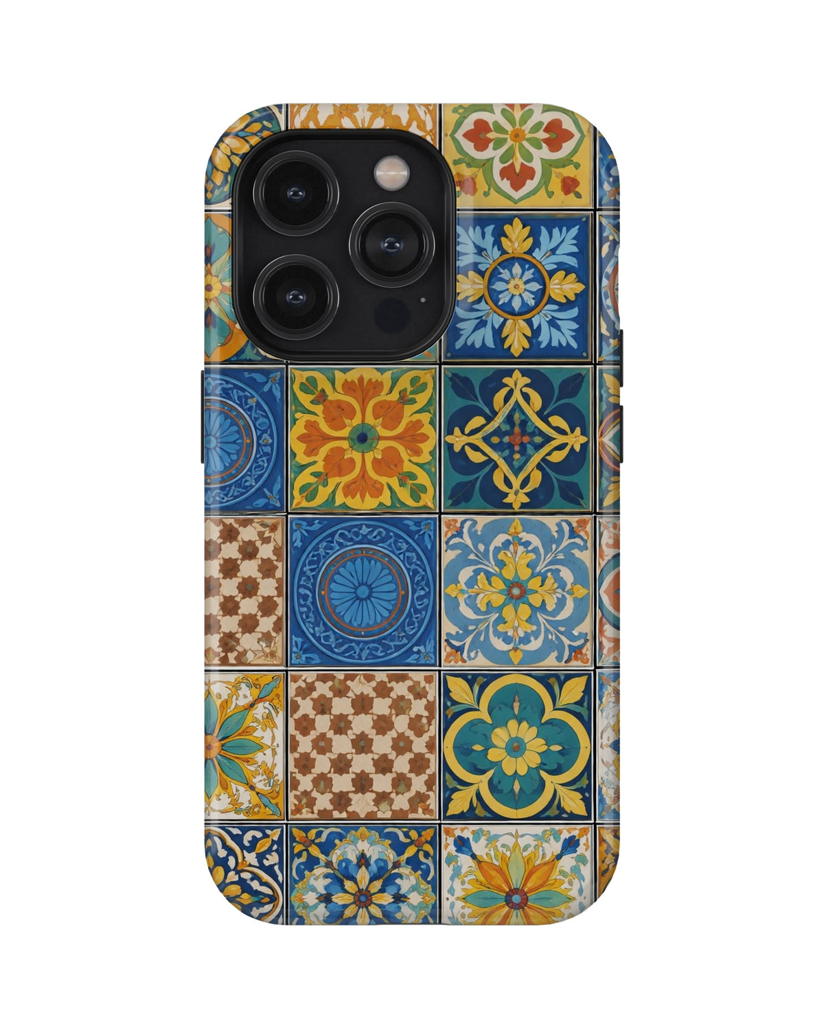 iPhone 12 Pro Tank Case | Girls Aesthetics (Moroccan Tiles)