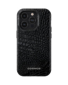 iPhone 12 Pro Max Tank Case | Textures (Obsidian Croc)