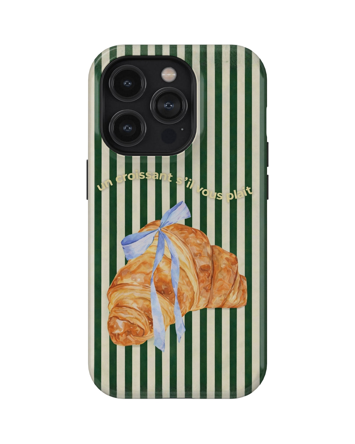 iPhone 13 Pro Max Tank Case | Girls Aesthetics (Paris Croissant)