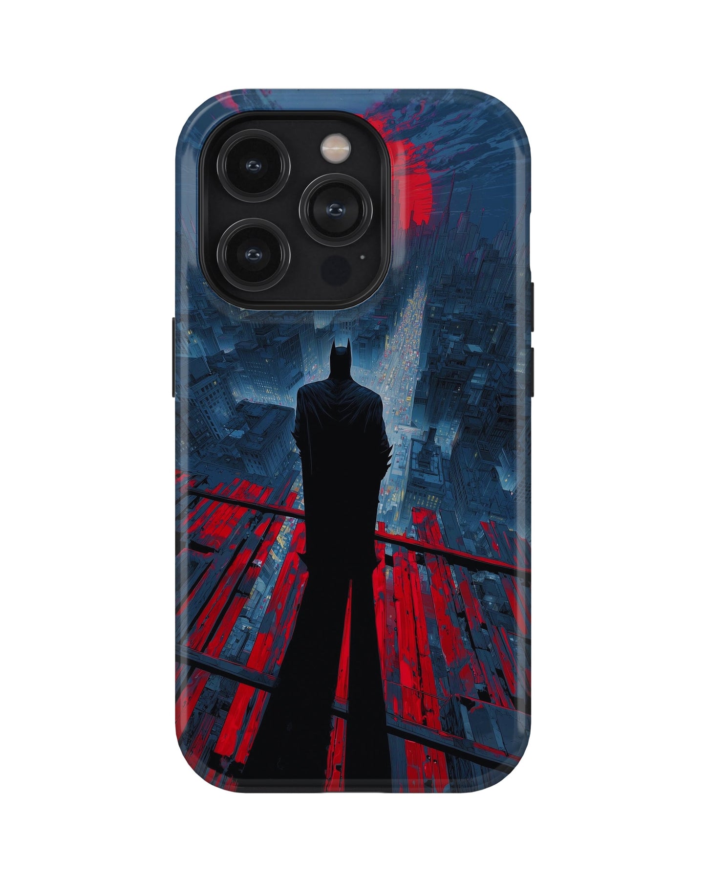 iPhone 15 Pro Tank Case | Superhero (Red Horizon)