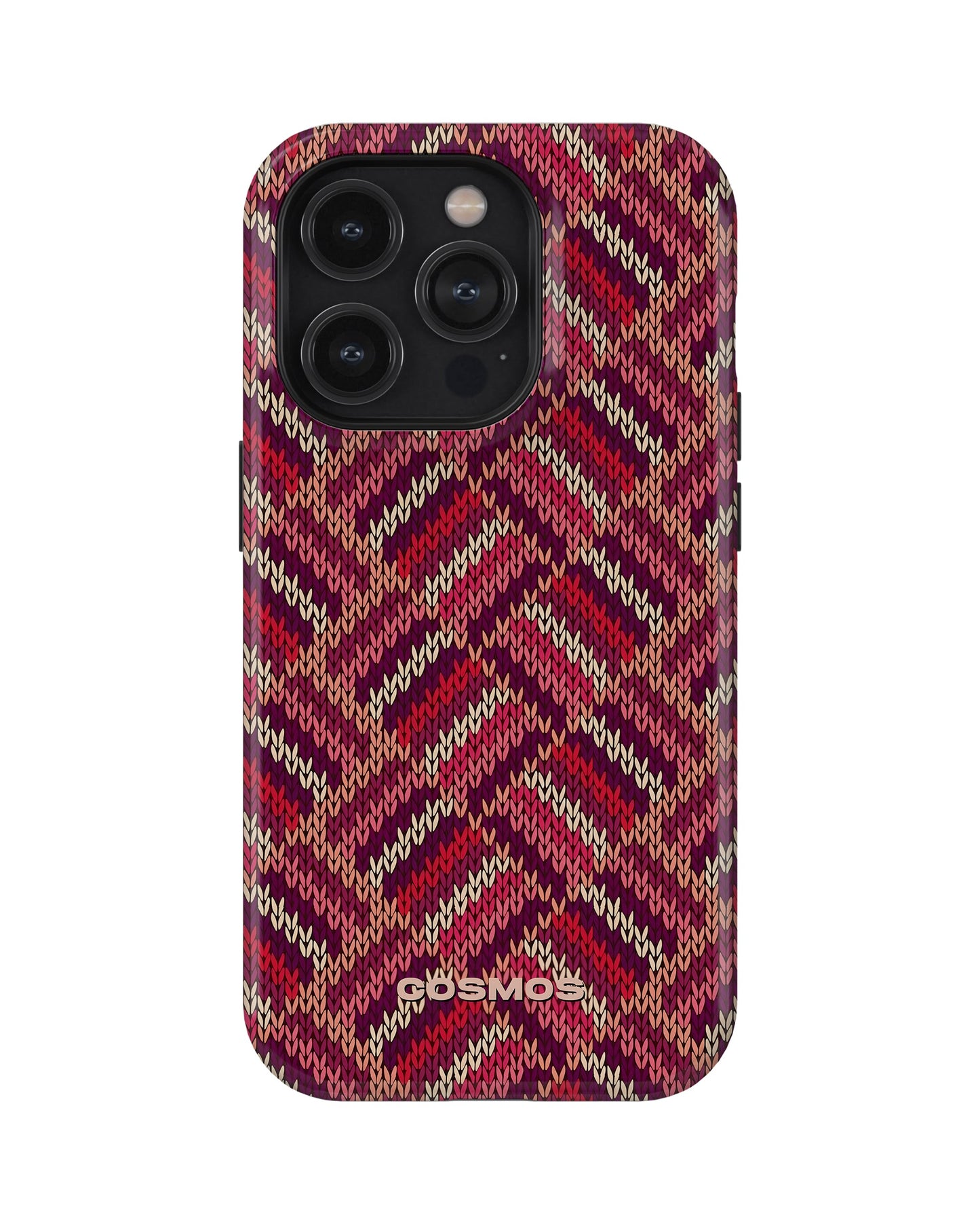 iPhone 13 Pro Tank Case | Textures (Ruby Weave)