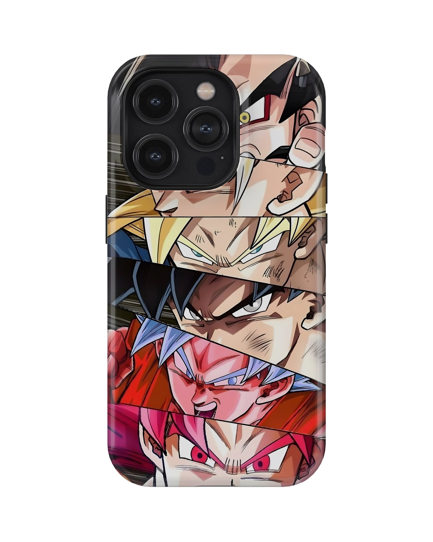 iPhone 13 Pro Tank Case | Anime (Saiyan Faces)