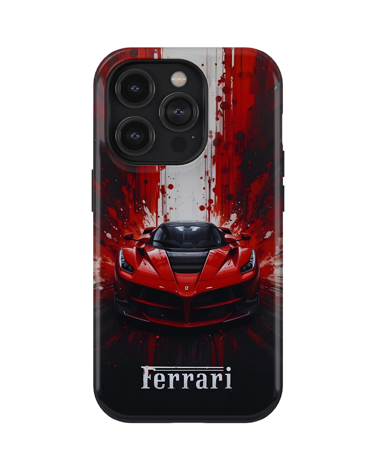 iPhone 15 Pro Max Tank Case | Sports Car (Scarlet Fury)