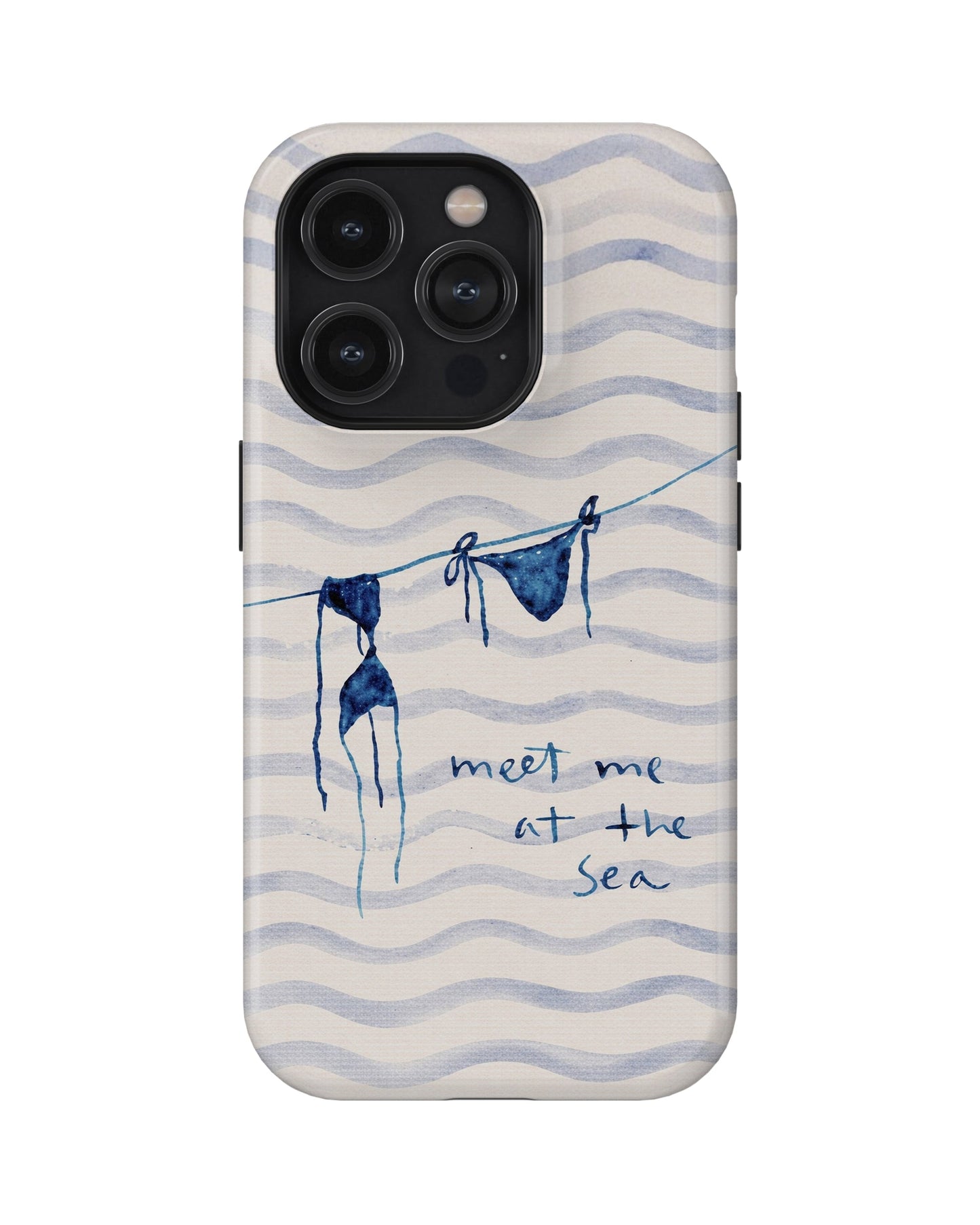 iPhone 15 Pro Tank Case | Girls Aesthetics (Sea Breeze)