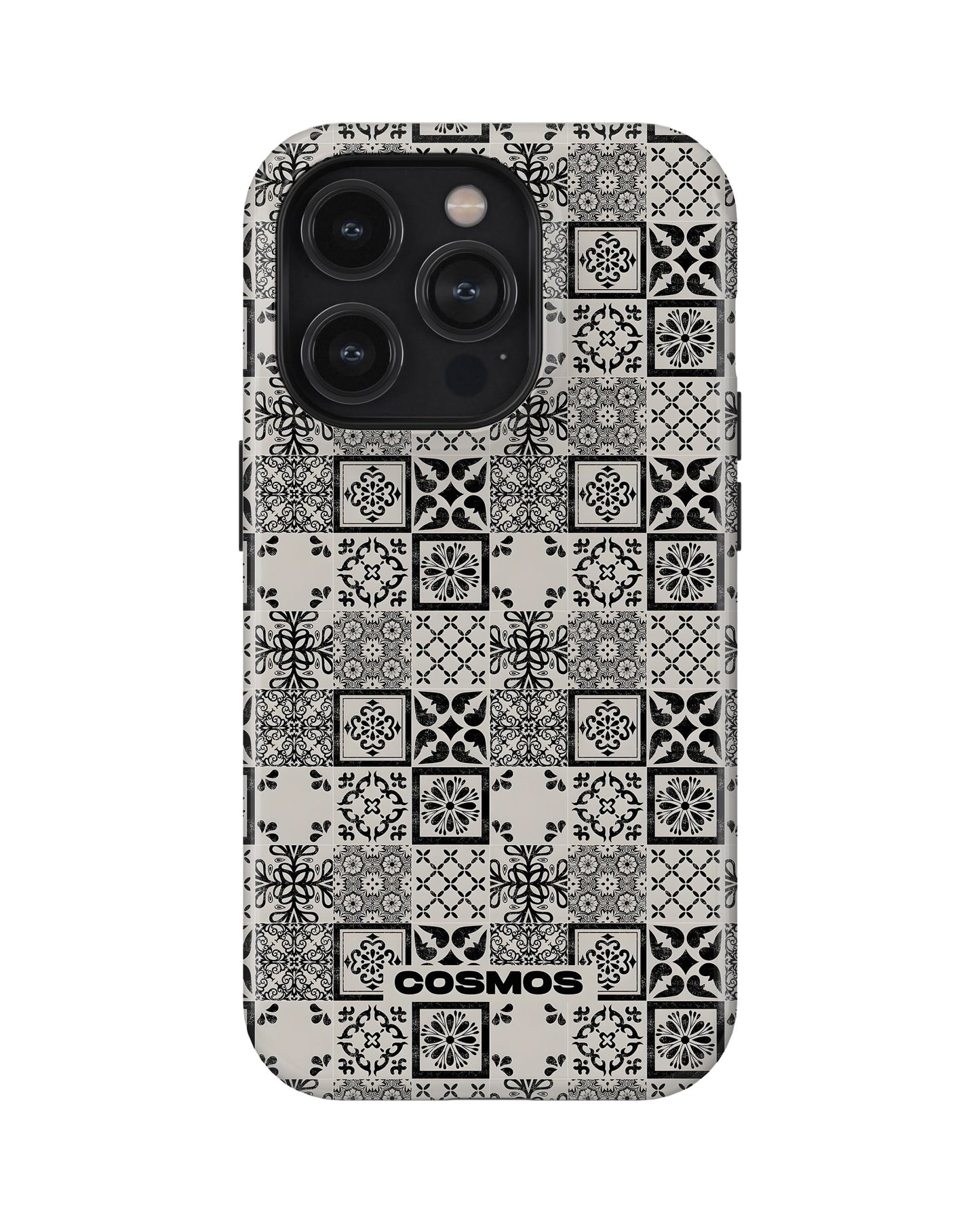 iPhone 12 Pro Max Tank Case | Textures (Vintage Mosaic)