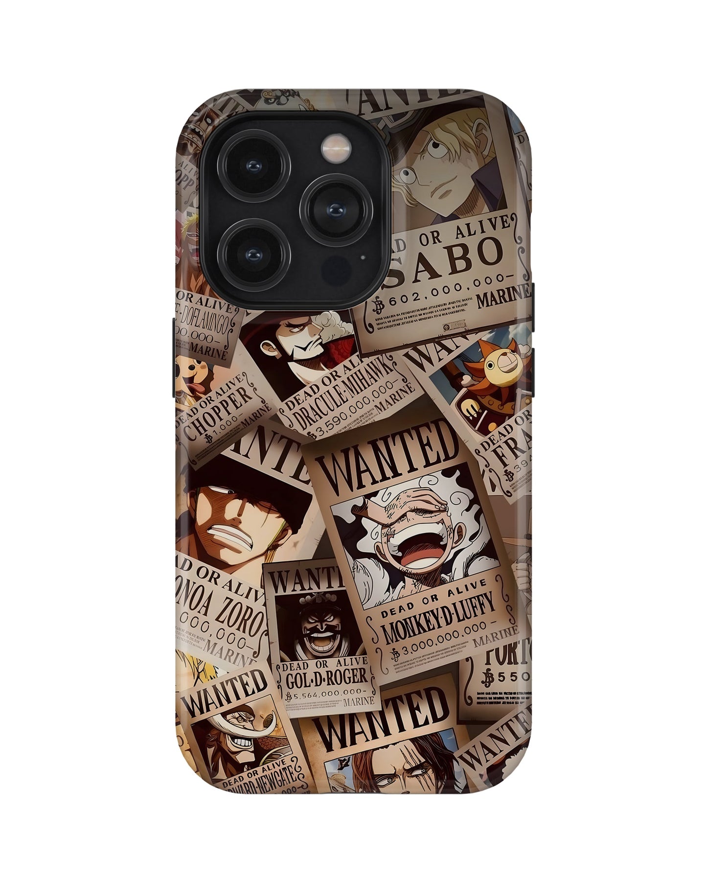 iPhone 13 Pro Max Tank Case | Anime (Wanted Luffy)