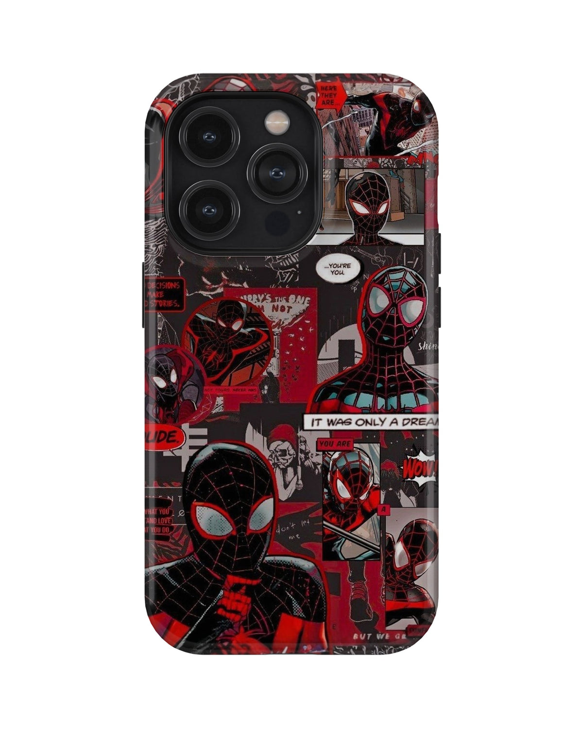 iPhone 14 Pro Max Tank Case | Superhero (Web Chaos)