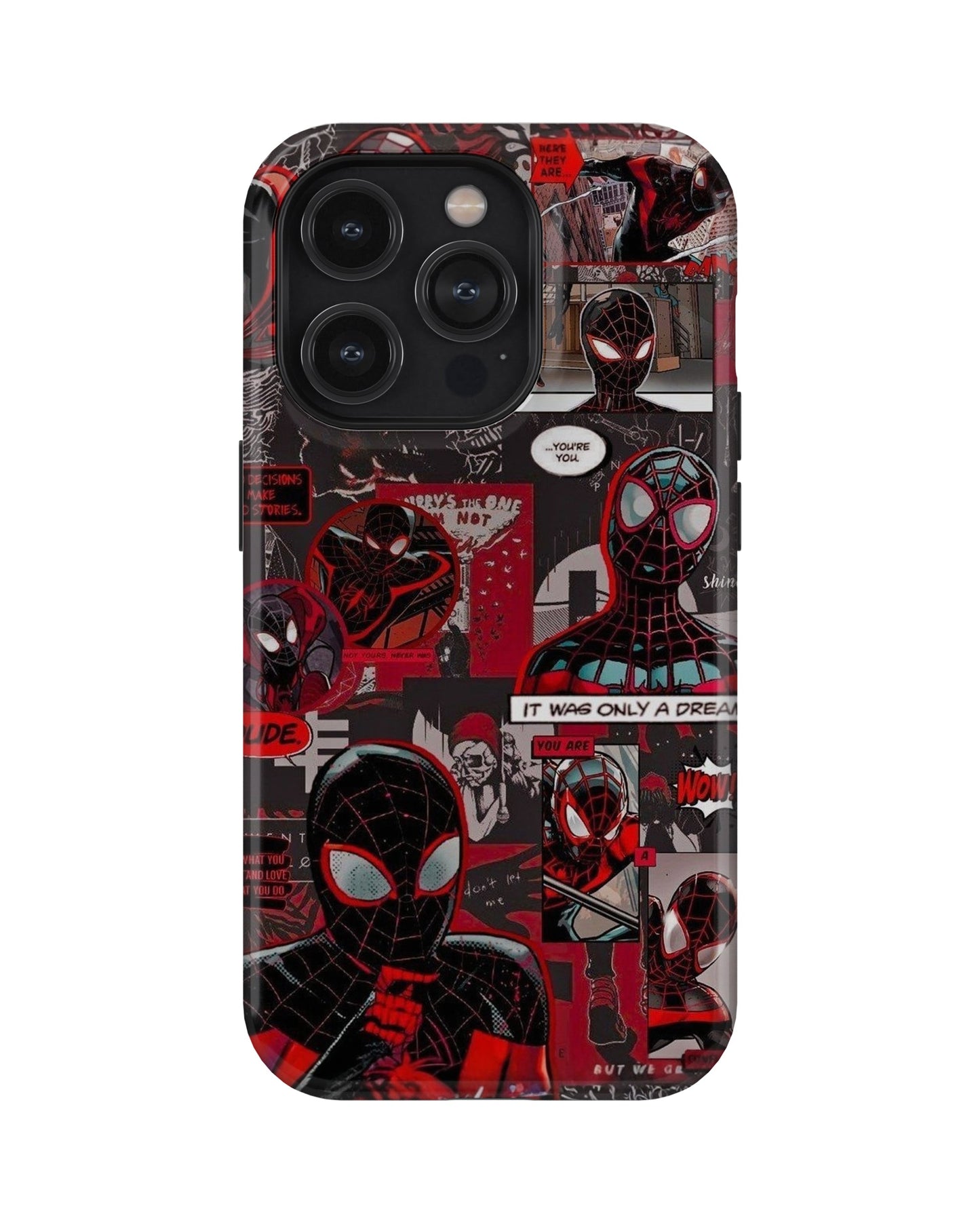 iPhone 14 Pro Max Tank Case | Superhero (Web Chaos)