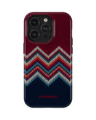iPhone 14 Pro Tank Case | Textures (Winter Chevron)