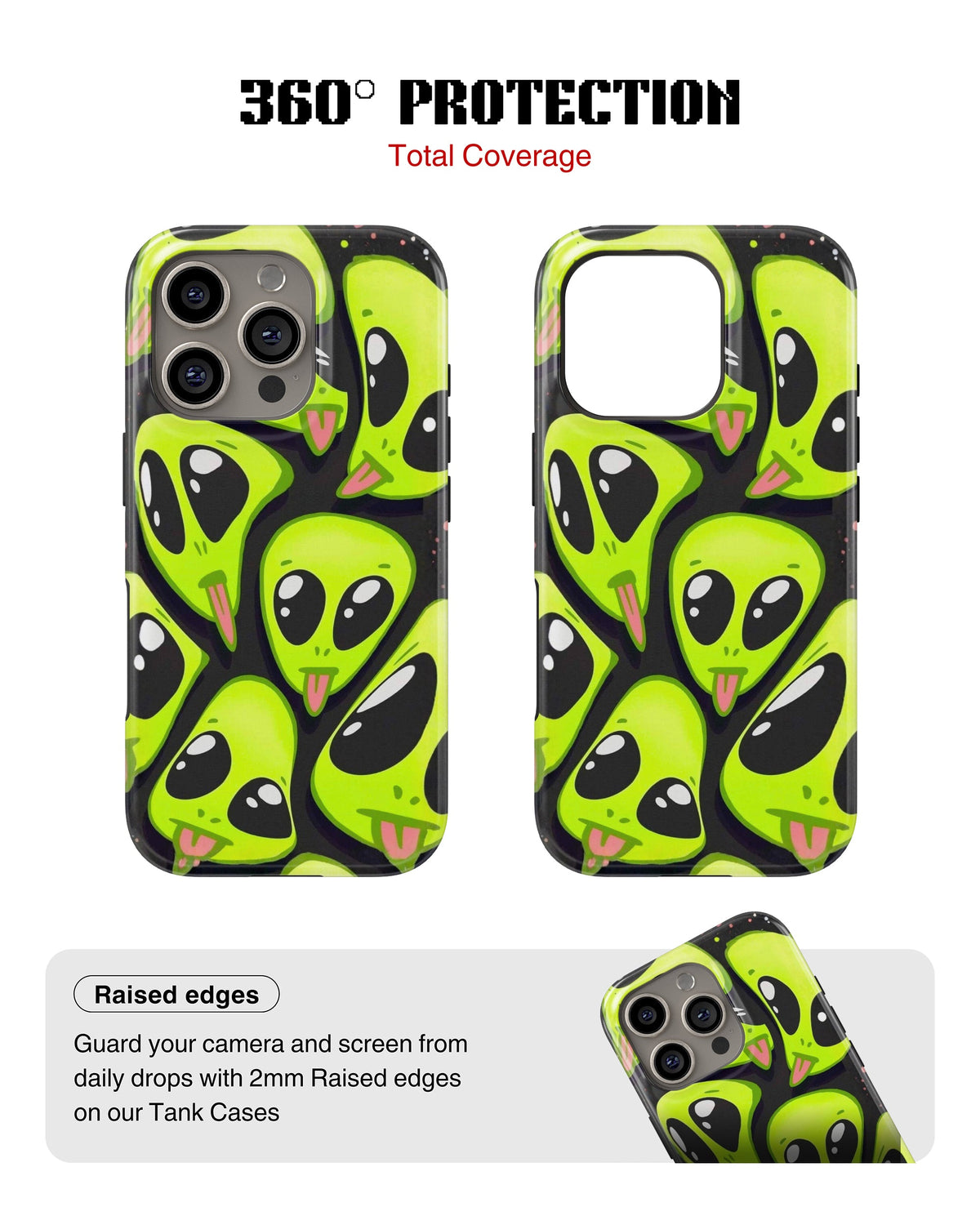 iPhone 14 Pro Tank Case | Modernism (Alien Stack)