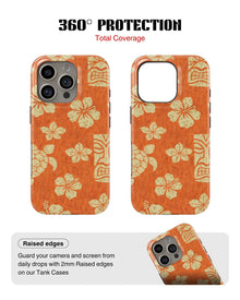 iPhone 15 Pro Max Tank Case | Girls Aesthetics (Aloha Sunset)