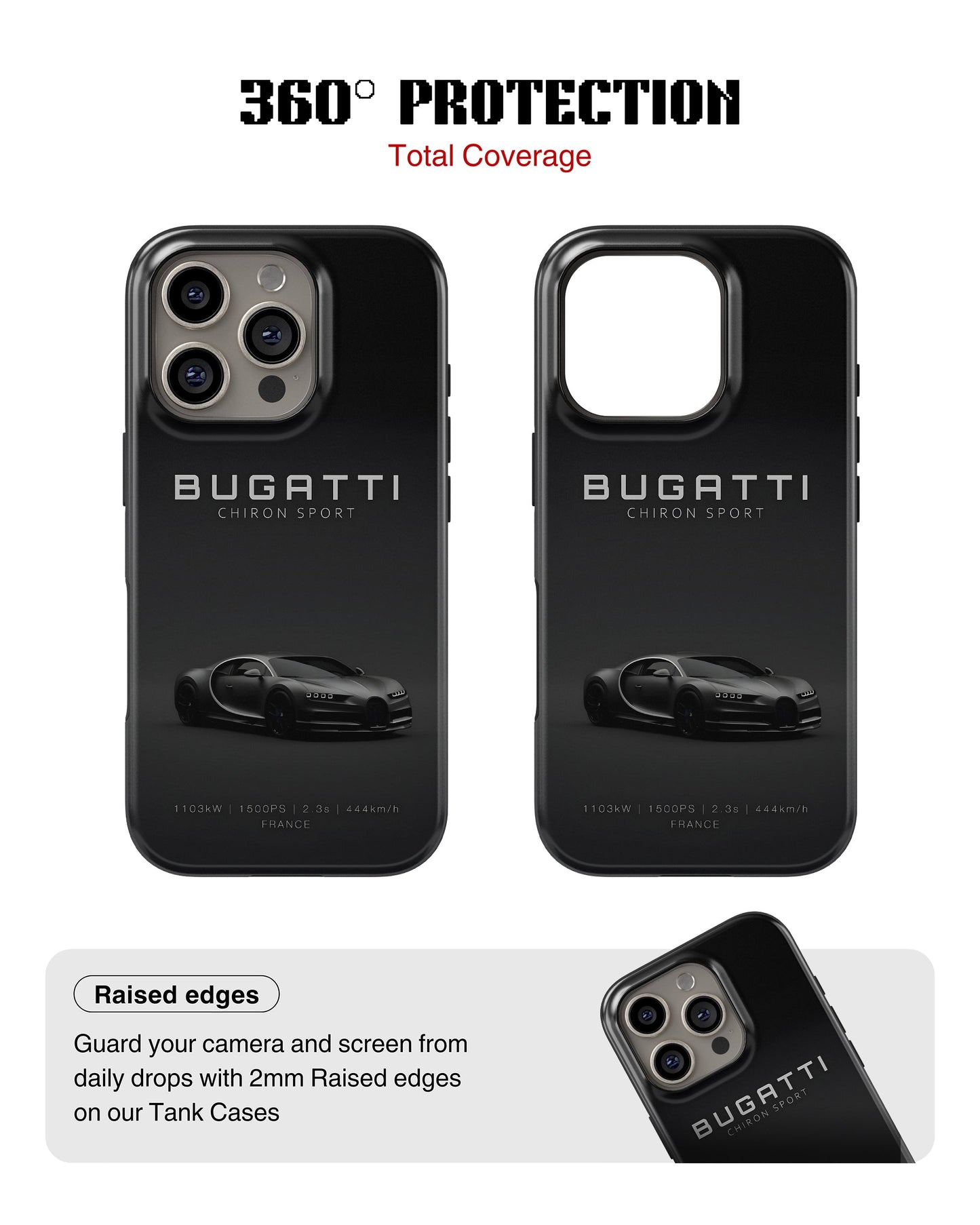 iPhone 13 Pro Tank Case | Sports Car (Bugatti)