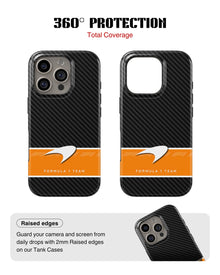 iPhone 13 Pro Max Tank Case | Formula 1 (Carbon McLaren)
