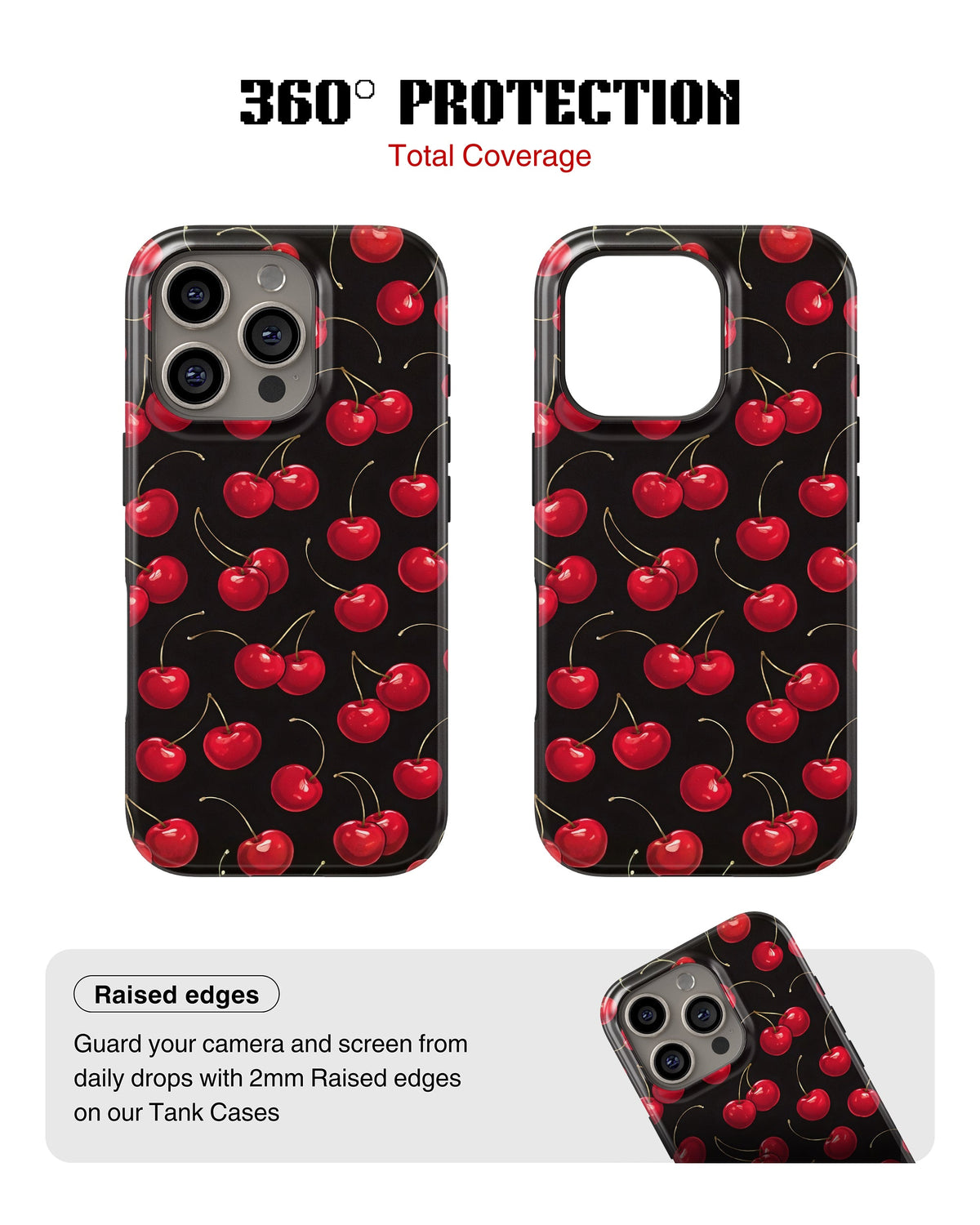 iPhone 12 Pro Max Tank Case | Girls Aesthetics (Cherry Pop)