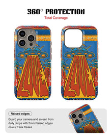 iPhone 15 Pro Max Tank Case | Modernism (Cosmic Invasion)