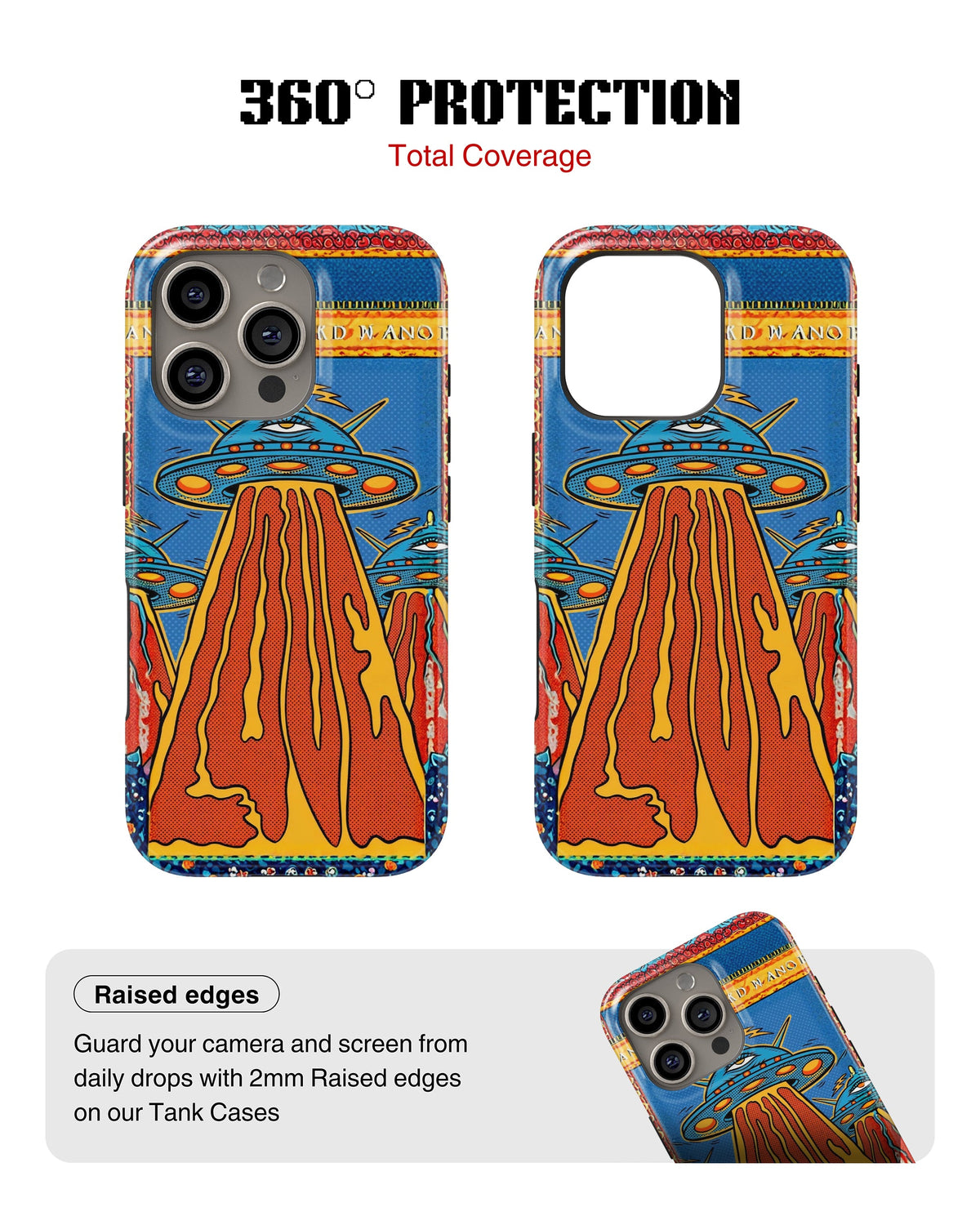 iPhone 15 Pro Tank Case | Modernism (Cosmic Invasion)