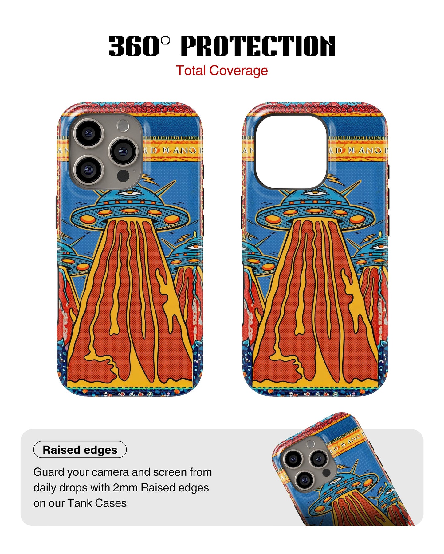 iPhone 15 Pro Tank Case | Modernism (Cosmic Invasion)