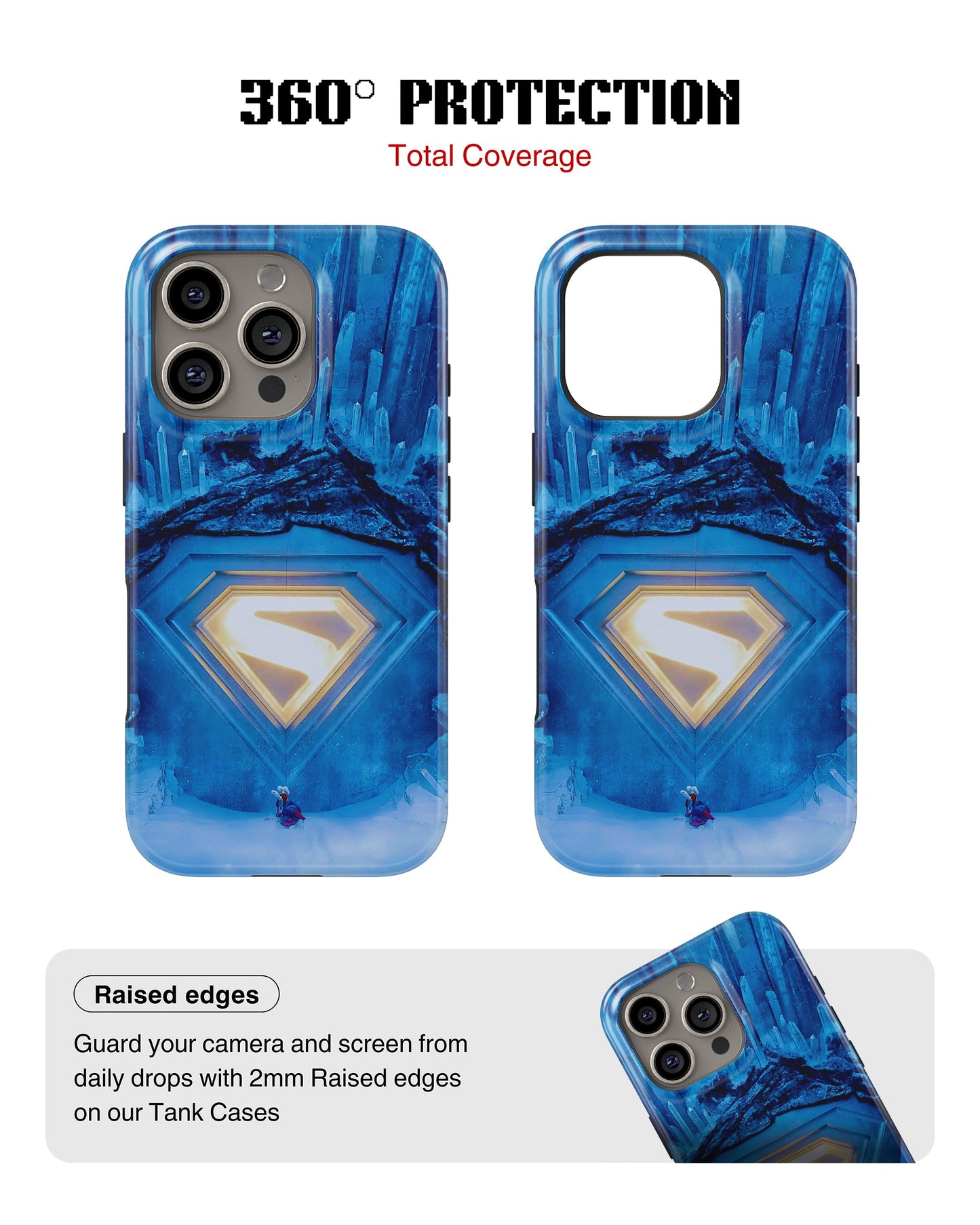 iPhone 13 Pro Tank Case | Superhero (Crystal Fortress)
