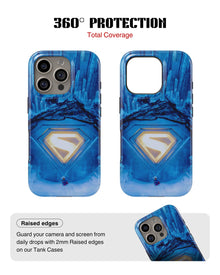 iPhone 14 Pro Max Tank Case | Superhero (Crystal Fortress)