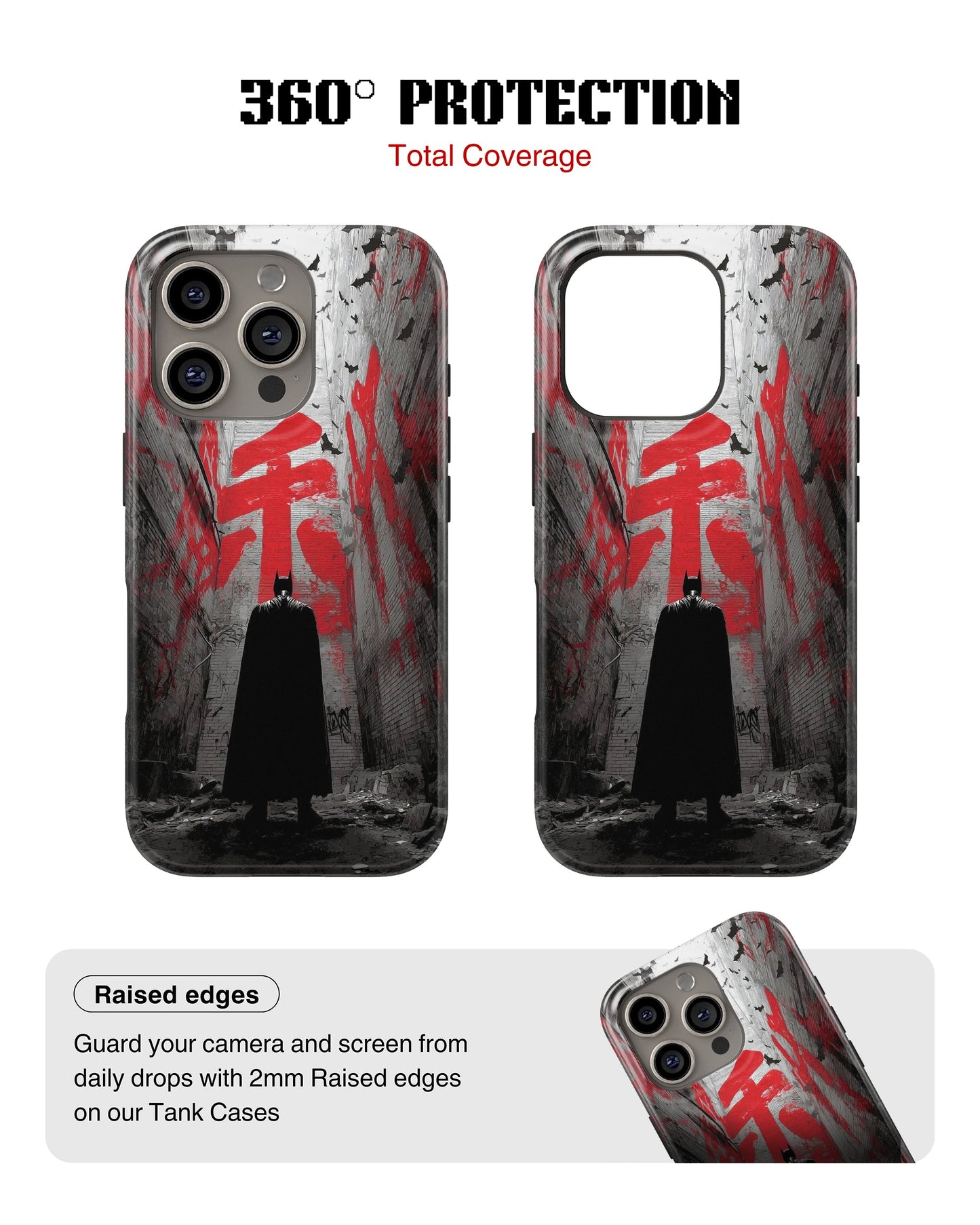 iPhone 12 Pro Max Tank Case | Superhero (Dark Alley)