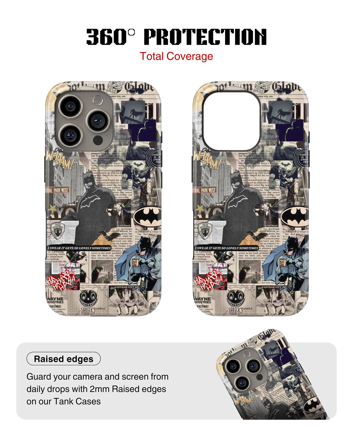 iPhone 12 Pro Tank Case | Superhero (Dark Chronicle)