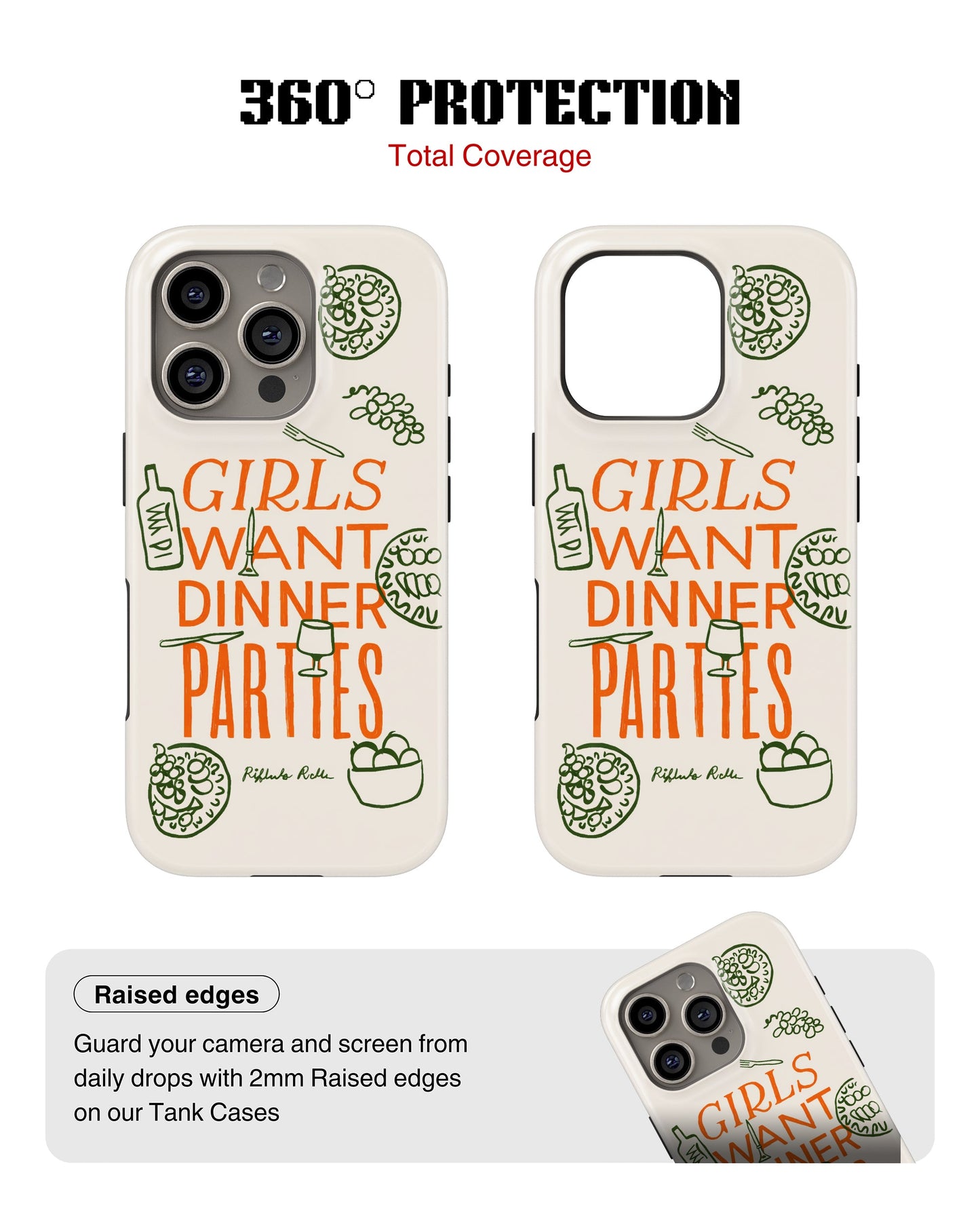 iPhone 14 Pro Tank Case | Girls Aesthetics (Dinner Party)