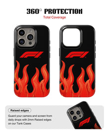 iPhone 15 Pro Tank Case | Formula 1 (F1 Flames)