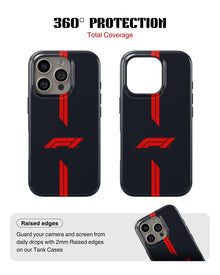 iPhone 15 Pro Tank Case | Formula 1 (F1 Grid)